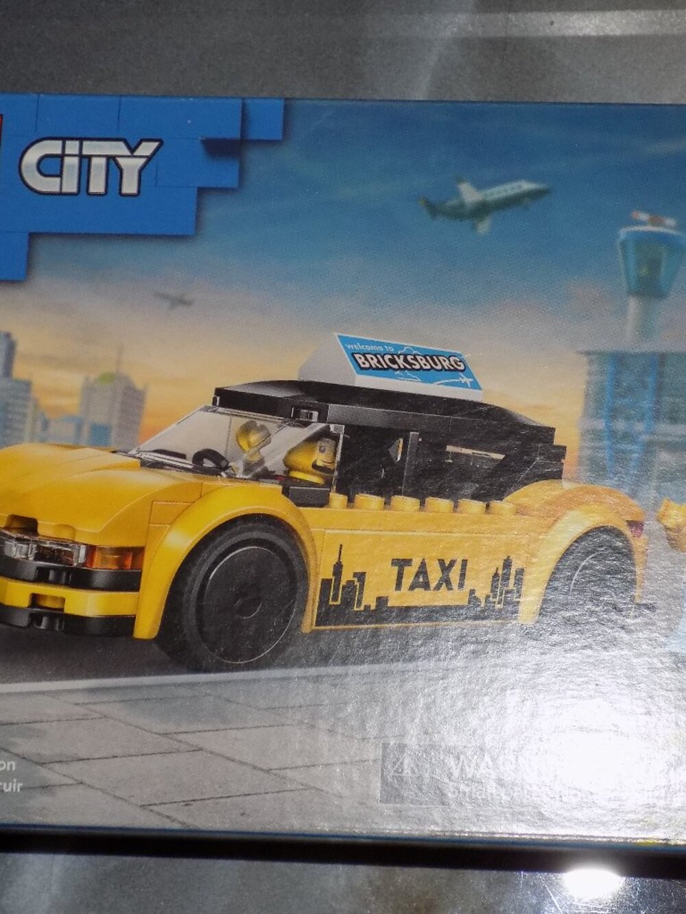 LEGO City Yellow Taxi Car Building Toy 60487 NEW